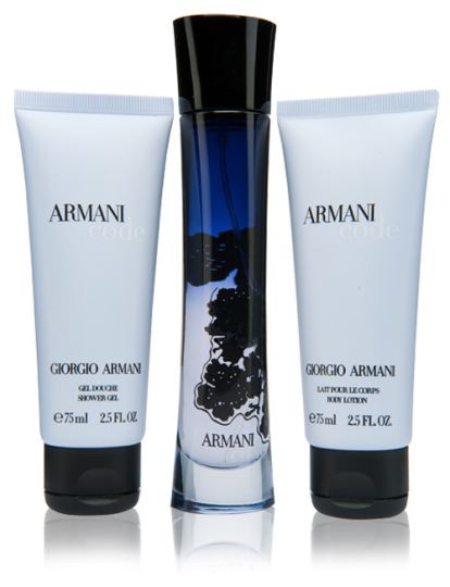 Armani Code Femme eau de parfum + body lotion + shower gel