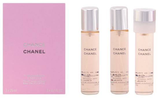 Chanel Chance Eau De Toilette Twist & spray Refill 3X20 ml