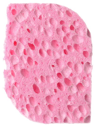 Make up cleansing sponge, cellulose