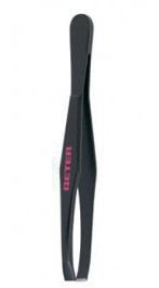 Straight tip clamp, bluing (sheath), 7.5 cm