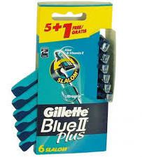 Disposable Blades Blue II Plus Slalom 6 units