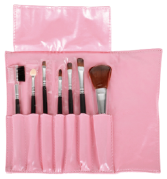 Tika Pink Makeup Case Set 7 Brushes