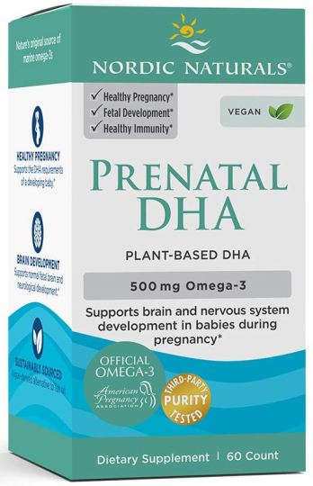 Prenatal DHA Vegan 500 mg 60 Perlas