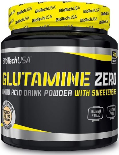 BiotechUSA Glutamine Zero Peach Ice Tea 300 gr