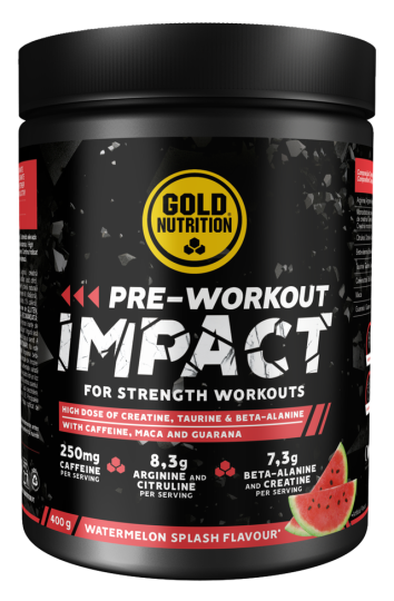 GoldNutrition PreWorkout Impact Sand&iacute;a 400 gr