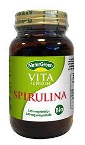 Naturgreen Spirulina tablets 180 Bio Vita Superlife