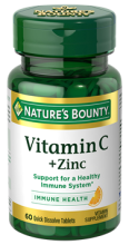 Vitamin C + Zinc gummies 60 capsules