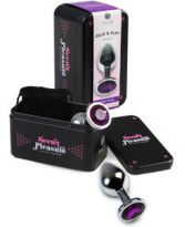 Medium Metal Anal Plug + Bag Medium Metal Anal Plug + Bag