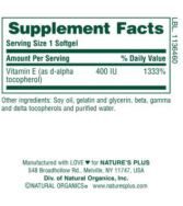 Vitamin E 400 Ui. 60 Pearls Vitamin E 400 Ui. 60 Pearls