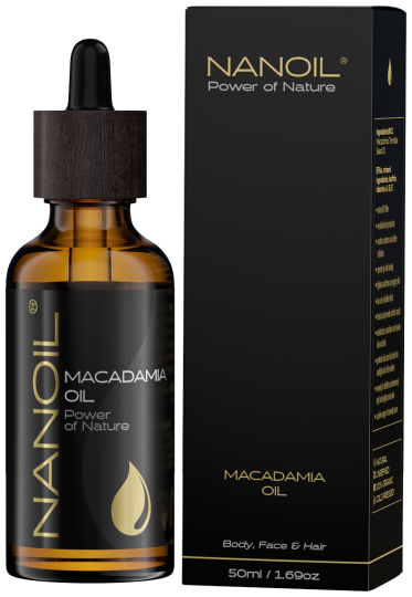 Nanoil Aceite de macadamia cuerpo, rostro y cabello 50 ml